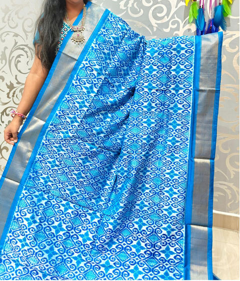 PSPHIDSS4V22NXDC09- Ikat silk saree