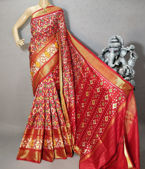 PRIHIDSS4D18NDCC27- Ikat silk saree