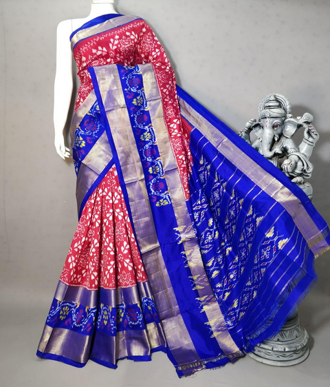 PSTHIDSS4D08NDDC33- Ikat silk saree