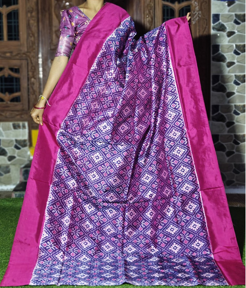 PGMRIDSS4D29NICC31- Ikat silk saree