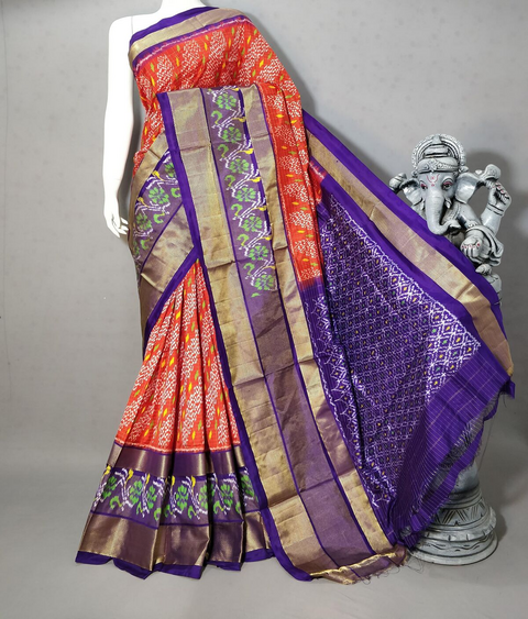 PSTHIDSS5J05NSDD13- Ikat silk saree