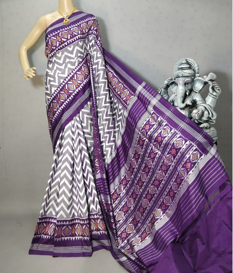 PRIHIDSS4S23BSDD25- Ikat silk saree