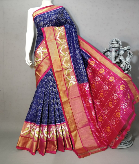 PSTHIDSS4V13NCDD17- Ikat silk saree