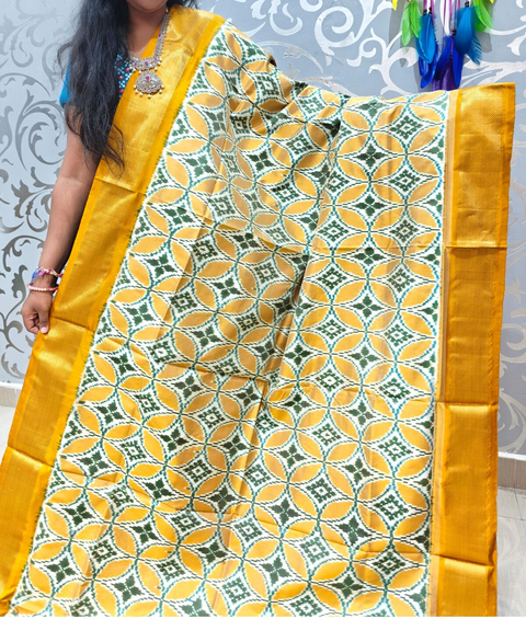 PSPHIDSS4V22NXDC23- Ikat silk saree