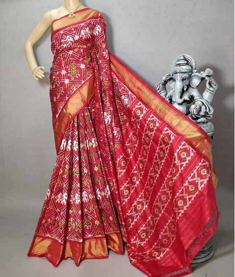 PRIHIDSS4V26BSDD29- Ikat silk saree