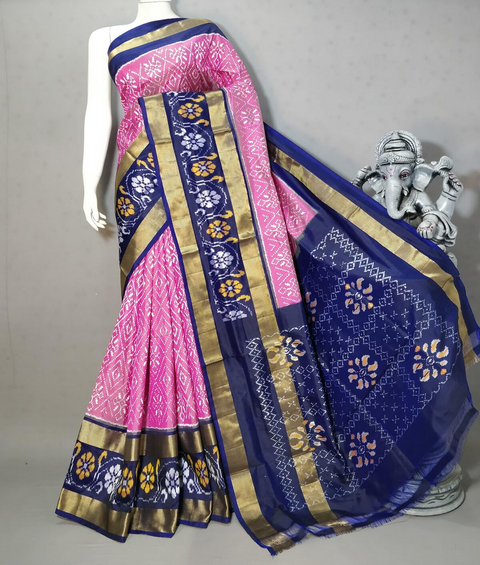 PSTHIDSS4D03NCDD13- Ikat silk saree