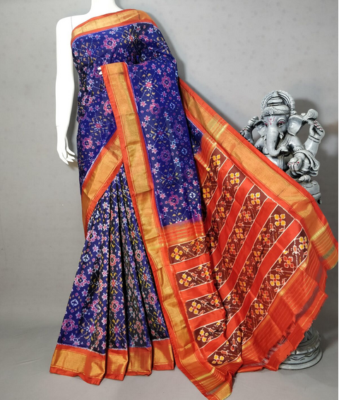 PSTHIDSS4D02NCCD14- Ikat silk saree