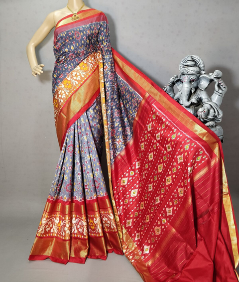 PRIHIDSS4D18NDCC02- Ikat silk saree