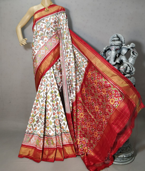 PRIHIDSS4D18NDCC30- Ikat silk saree