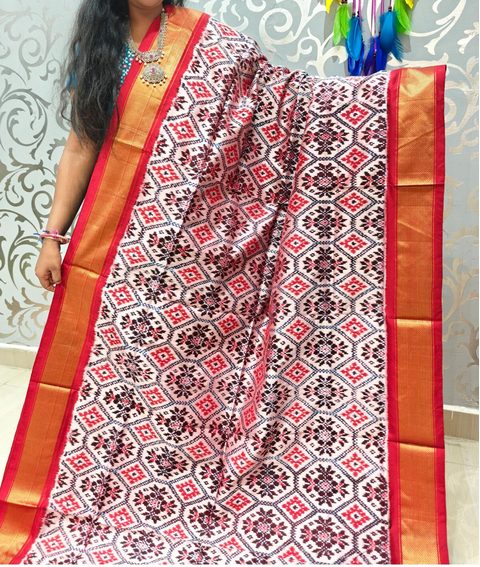 PSPHIDSS4V22NXDC13- Ikat silk saree