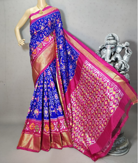 PRIHIDSS4S27NDCD08- Ikat silk saree