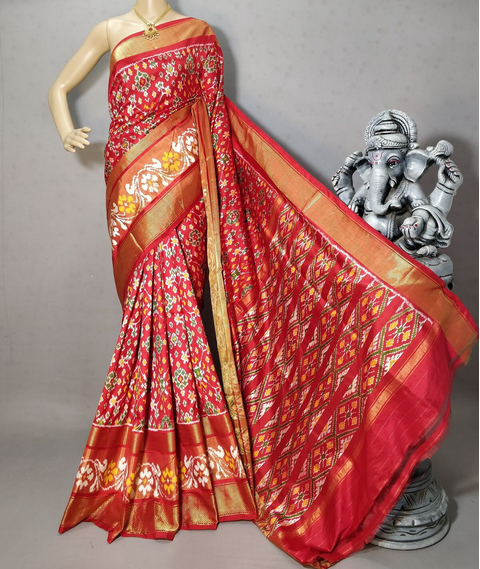 PRIHIDSS4D18NDCC29- Ikat silk saree