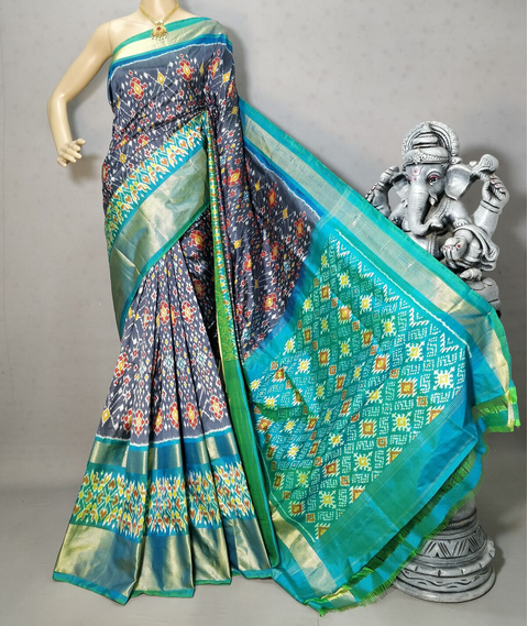 PRIHIDSS5J05NCDC28- Ikat silk saree