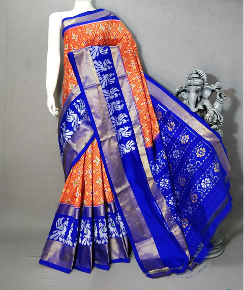 PSTHIDSS4V13NCDD01- Ikat silk saree