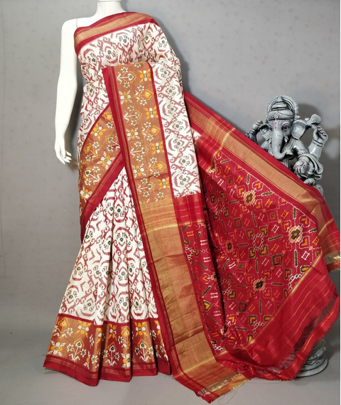 PSTHIDSS4V13NCDD14- Ikat silk saree