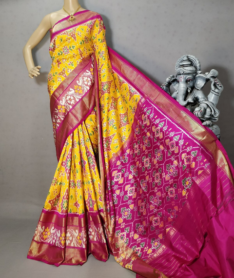 PRIHIDSS4D18NDCC18- Ikat silk saree