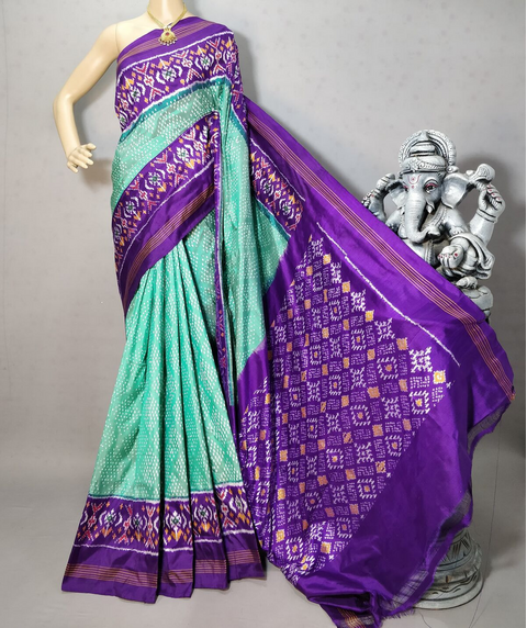 PRIHIDSS4D11BSCC24- Ikat silk saree