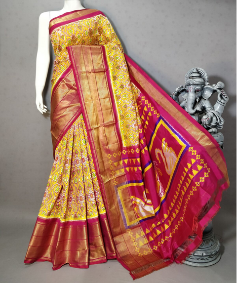 PSTHIDSS4V24NDDC22- Ikat silk saree