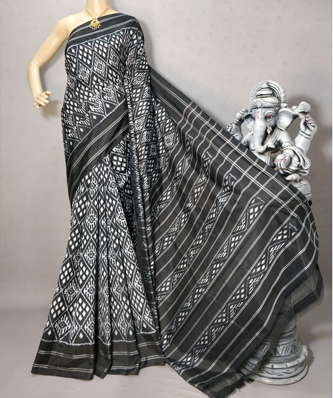 PRIHIDSS5J03TTDD13- Ikat silk saree