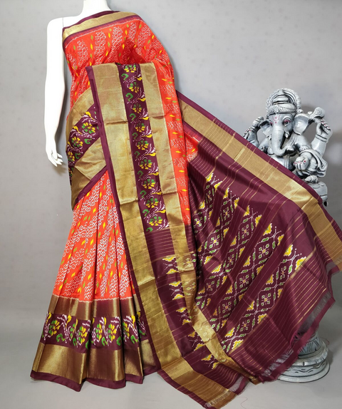 PSTHIDSS4V24NDDC41- Ikat silk saree