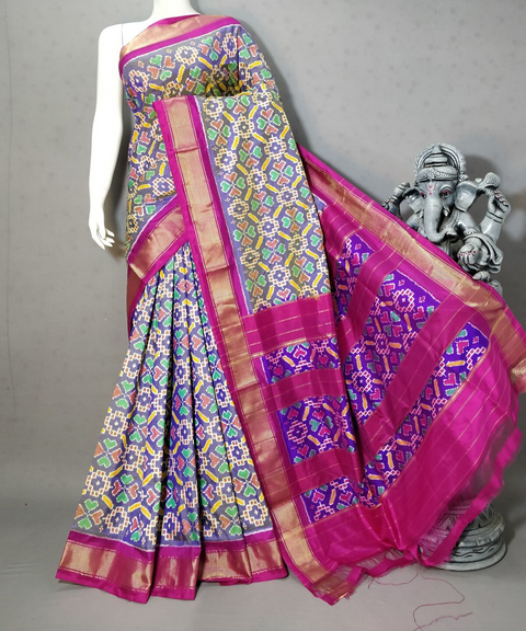 PSTHIDSS4V24NDDC18- Ikat silk saree