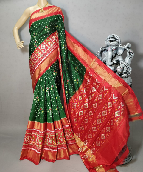 PRIHIDSS4D11BSCC27- Ikat silk saree