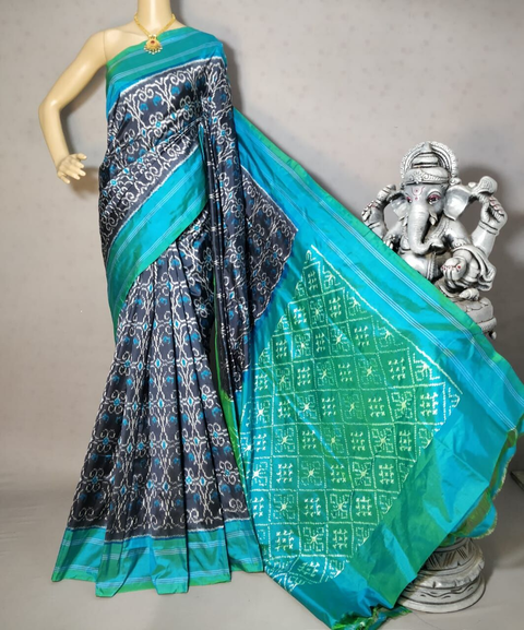 PRIHIDSS4S23BSDD10- Ikat silk saree