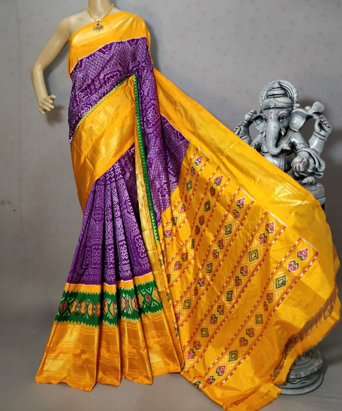 PRIHIDSS4V21NCCD16- Ikat silk saree