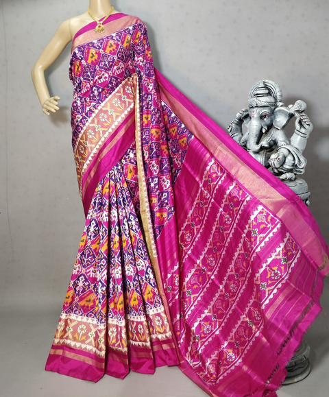 PRIHIDSS4V04BSCC02- Ikat silk saree