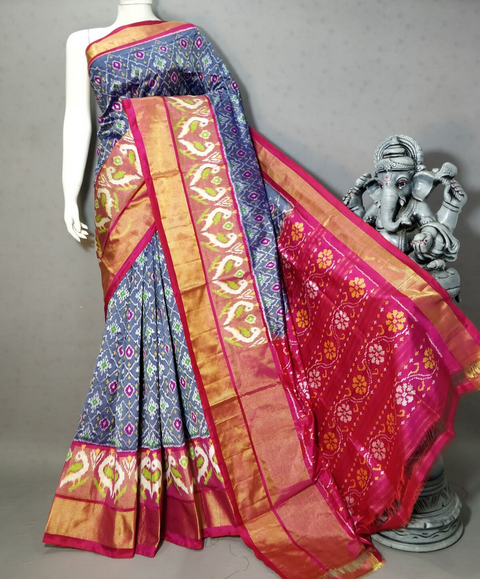 PSTHIDSS4V24NDDC36- Ikat silk saree