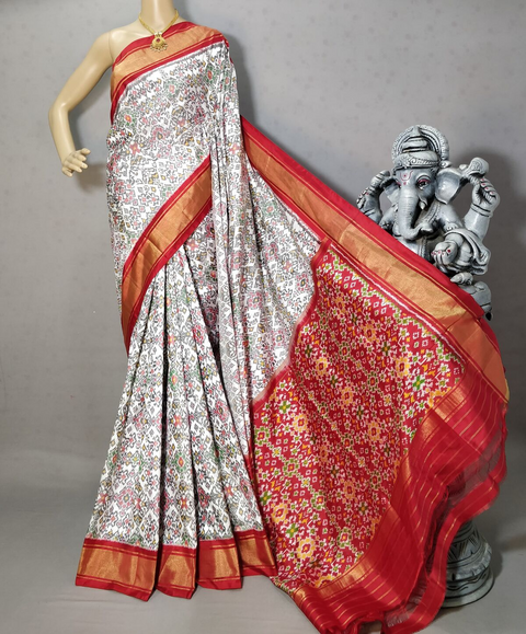 PRIHIDSS4D18NDCC26- Ikat silk saree