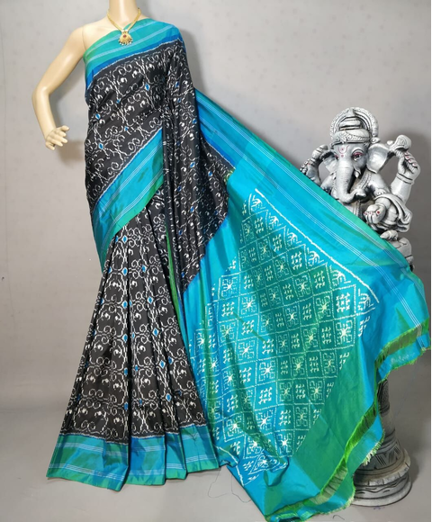 PRIHIDSS4S23BSDD03- Ikat silk saree