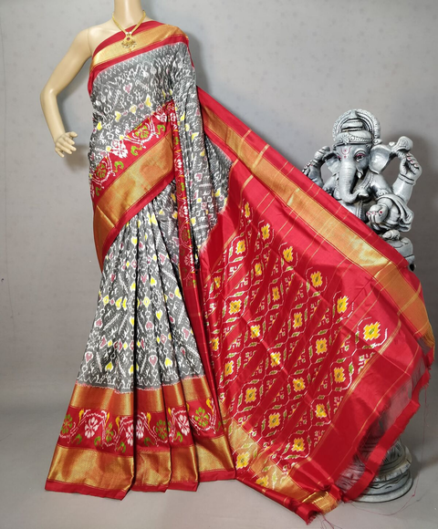 PRIHIDSS4S21NDCD11- Ikat silk saree