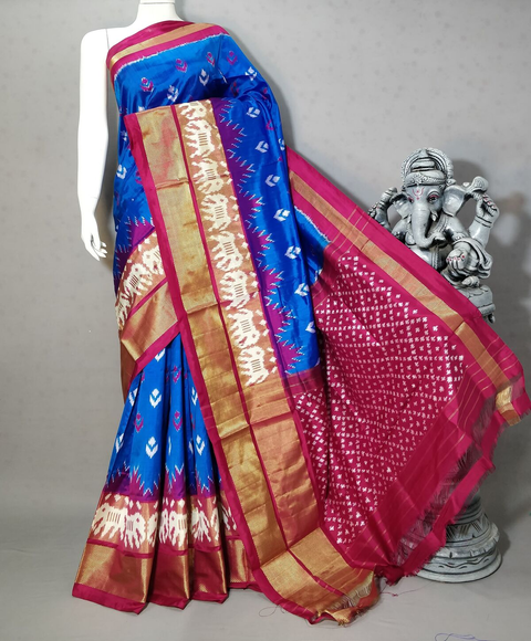 PSTHIDSS4V13NCDD13- Ikat silk saree