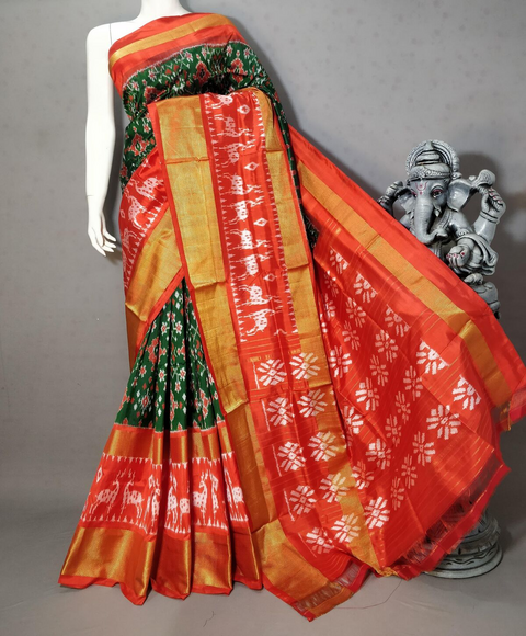 PSTHIDSS4D02NCCD25- Ikat silk saree