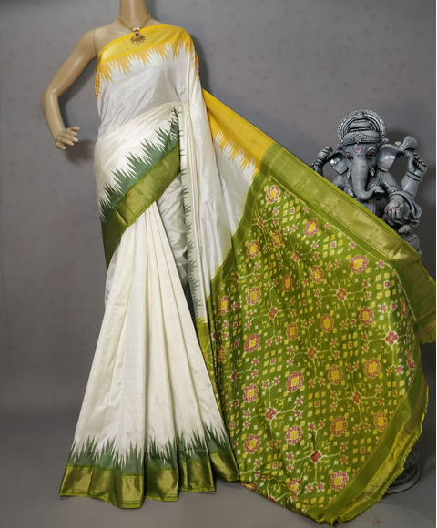 PRIHIDSS5J23TTDC14- Ikat silk saree