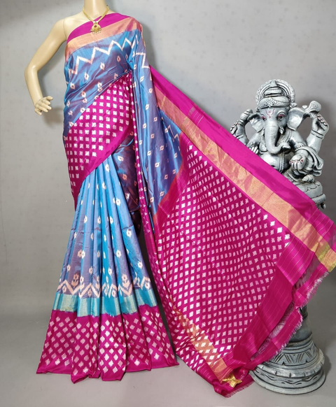 PRIHIDSS4S25TSDC23- Ikat silk saree