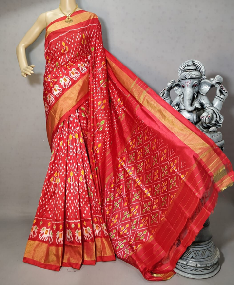 PRIHIDSS4S25TSDC21- Ikat silk saree