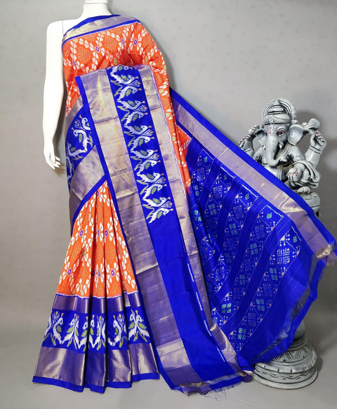 PSTHIDSS4D08NDDC34- Ikat silk saree