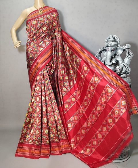 PRIHIDSS4S23BSDD29- Ikat silk saree