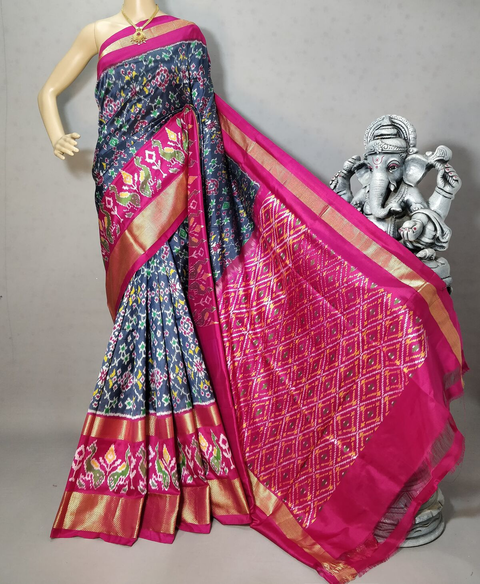 PRIHIDSS4S21NDCD08- Ikat silk saree