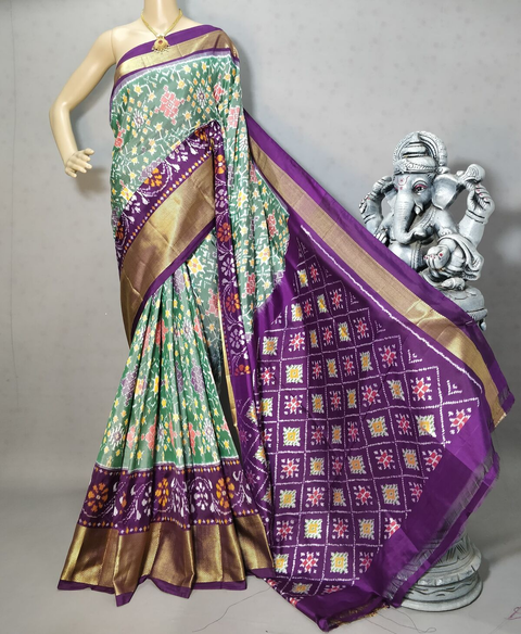 PRIHIDSS4V12NDCD16- Ikat silk saree