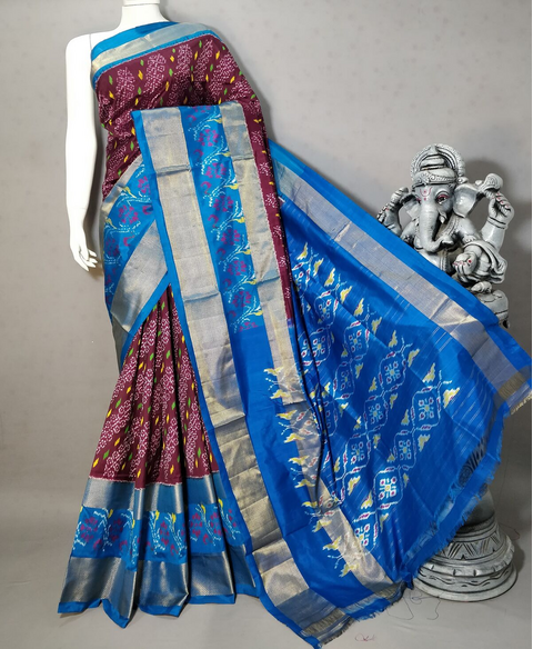 PSTHIDSS4V24NDDC38- Ikat silk saree