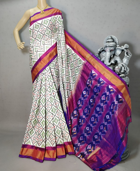 PRIHIDSS4V26BSDD26- Ikat silk saree