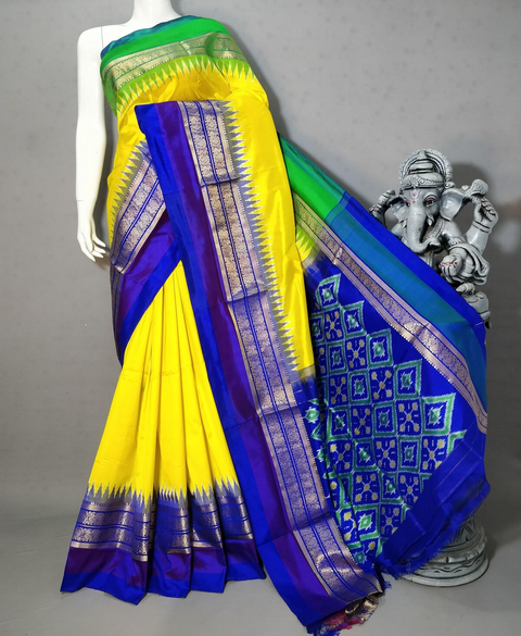 PSTHIDSS4D02NCCD29- Ikat silk saree