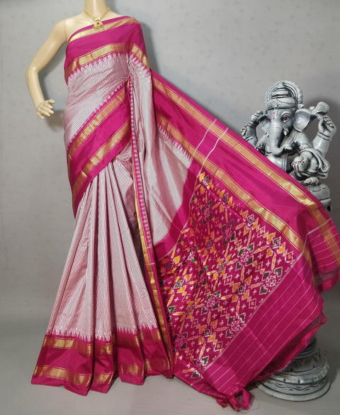 PRIHIDSS5J23TTDC11- Ikat silk saree