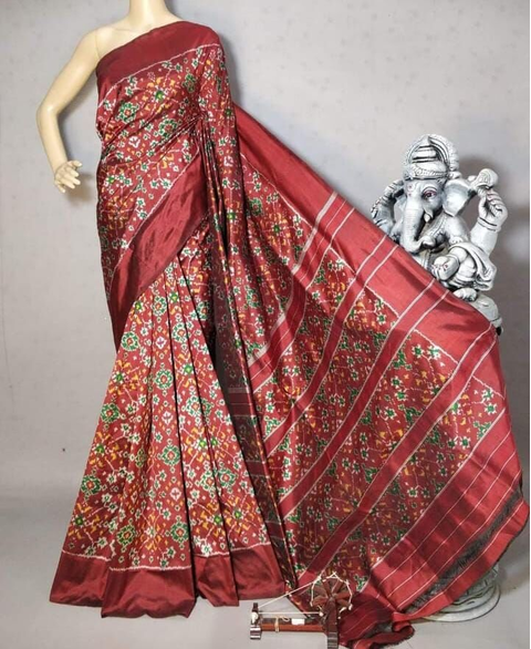 PGMRIDSS4G08BDCD34- Ikat silk saree