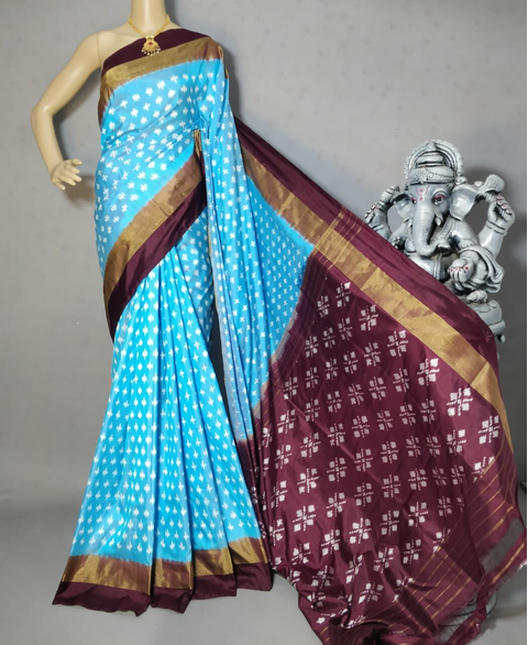 PRIHIDSS4S25TSDC11- Ikat silk saree