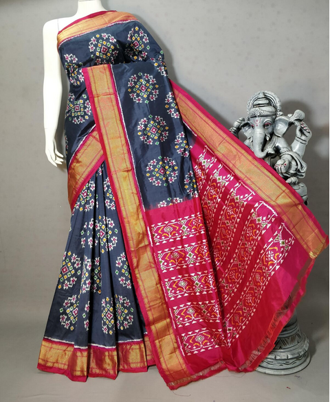 PSTHIDSS5J06NCDC15- Ikat silk saree