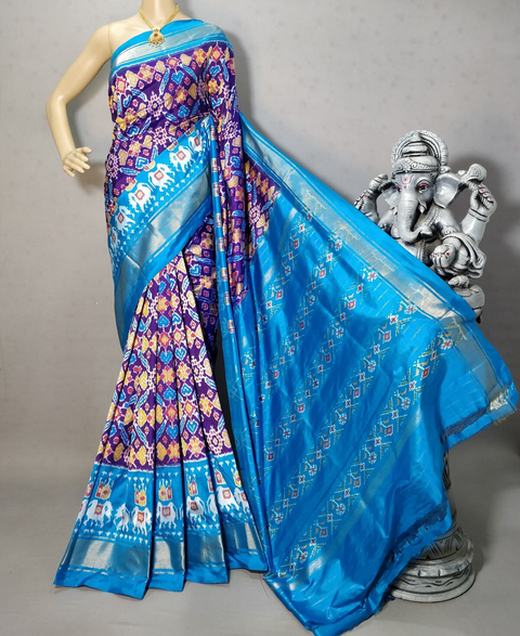 PRIHIDSS4D05NCCD08- Ikat silk saree